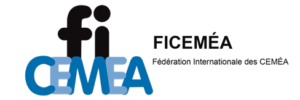 Logo de la fédération internationale des Centres d’Entraînement aux Méthodes d’Éducation Active (FICEMÉA).