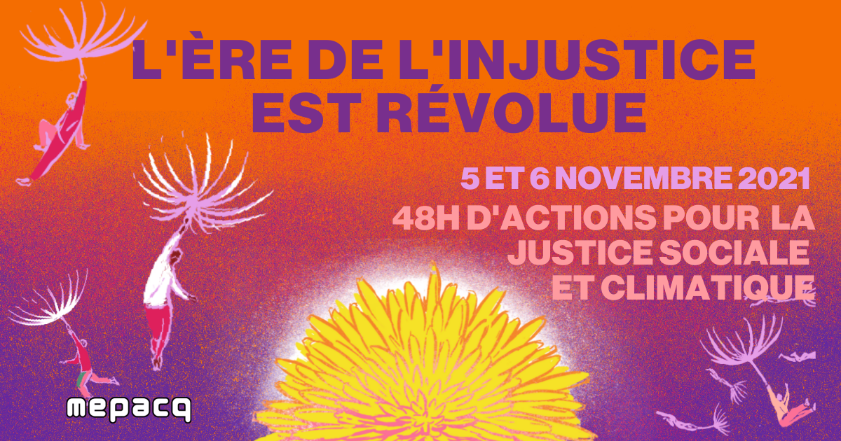 Appel à l’action 5-6 novembre – Justice sociale et climatique